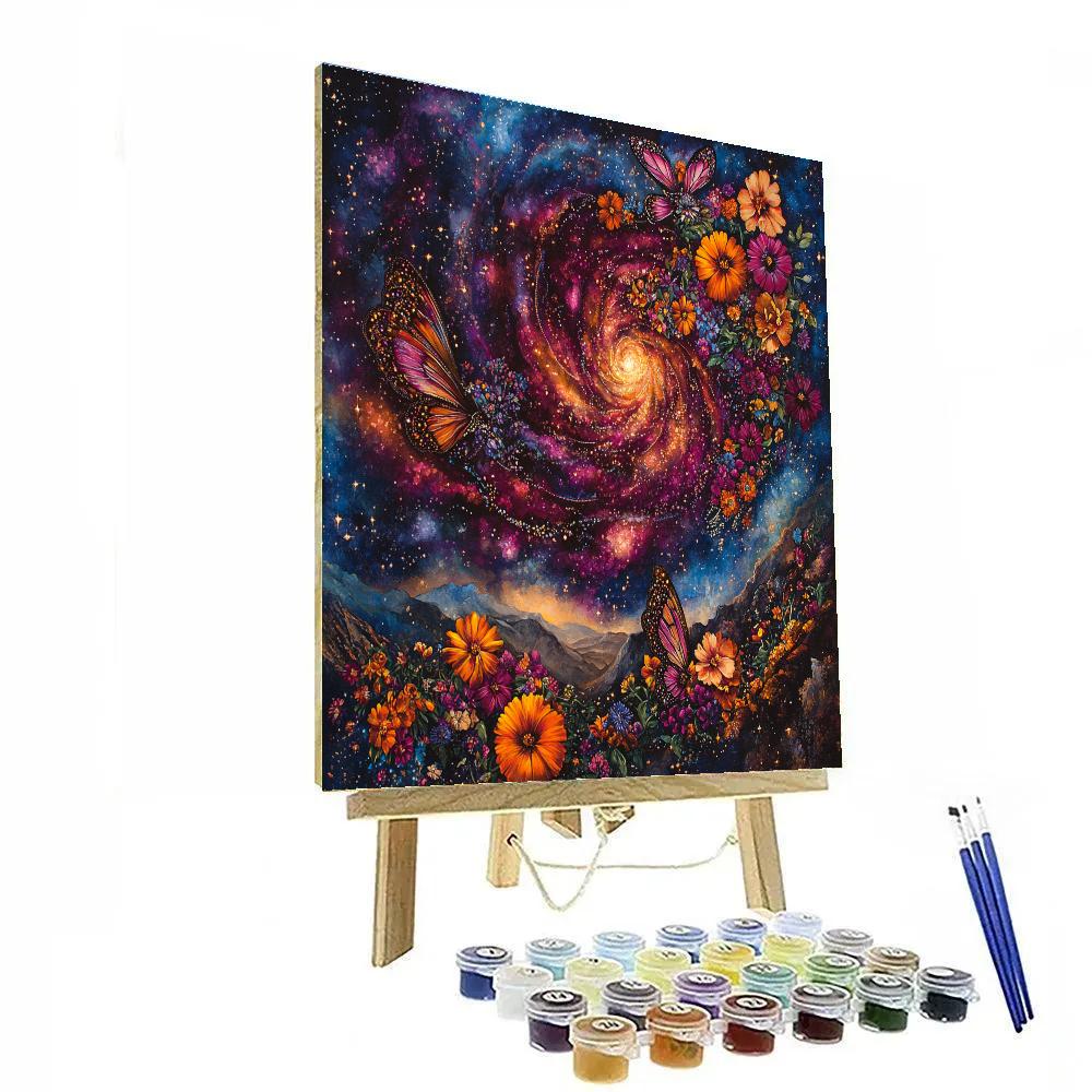 Frida Kahlo Inspired Floral Nebula Of Memory paint by numbers