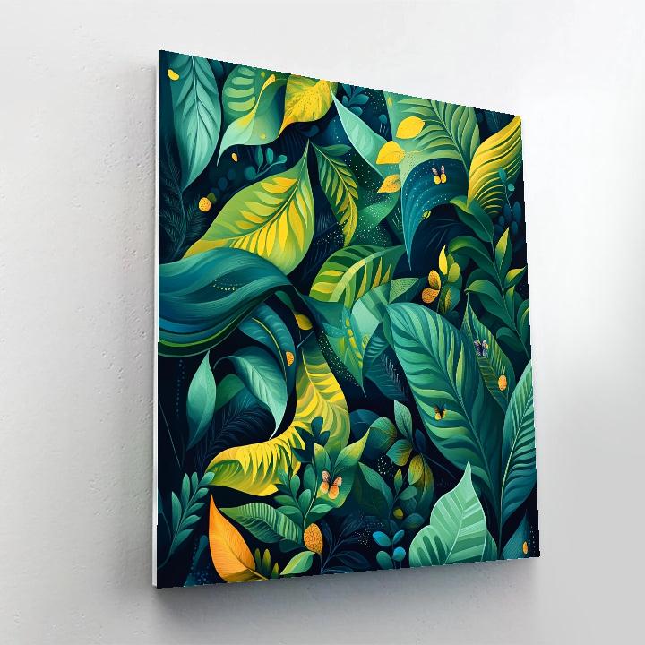 Frida Kahlo Inspired Dreamy Jungle paint by numbers