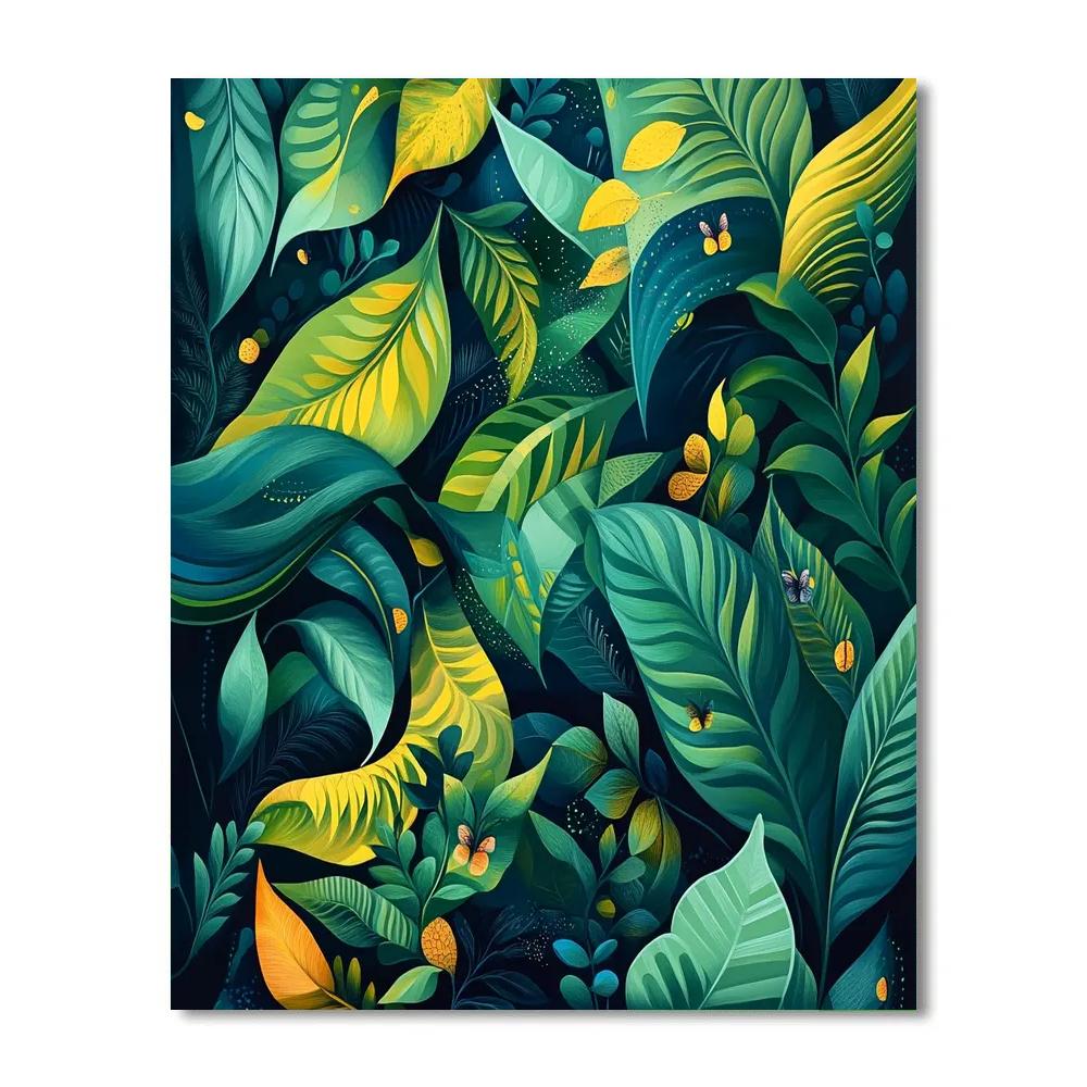 Frida Kahlo Inspired Dreamy Jungle paint by numbers
