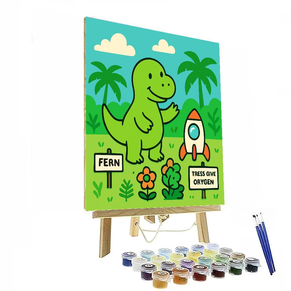Jungle Rocket Adventure Painting by numbers kit