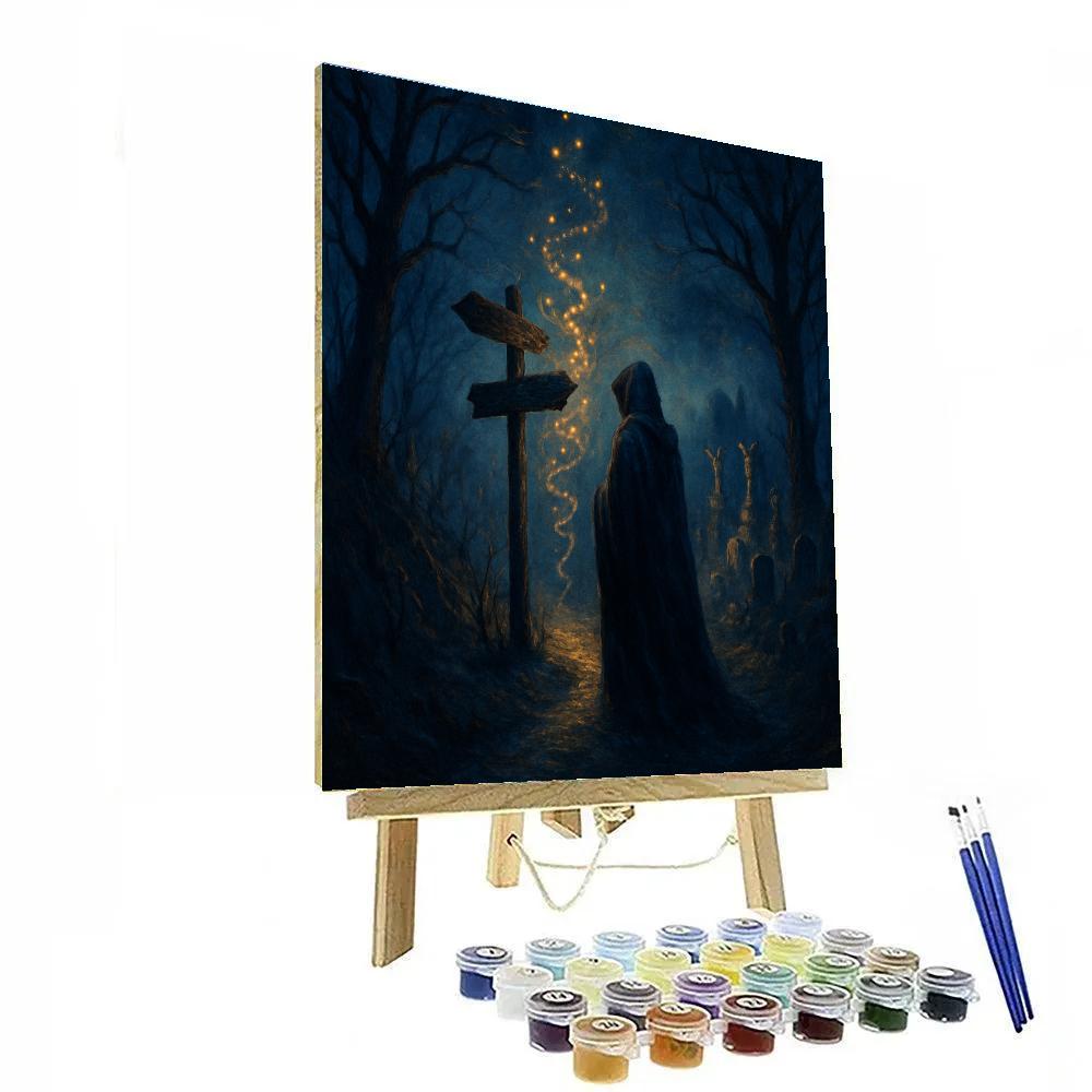Whispering Hollow Lane DIY paint by numbers