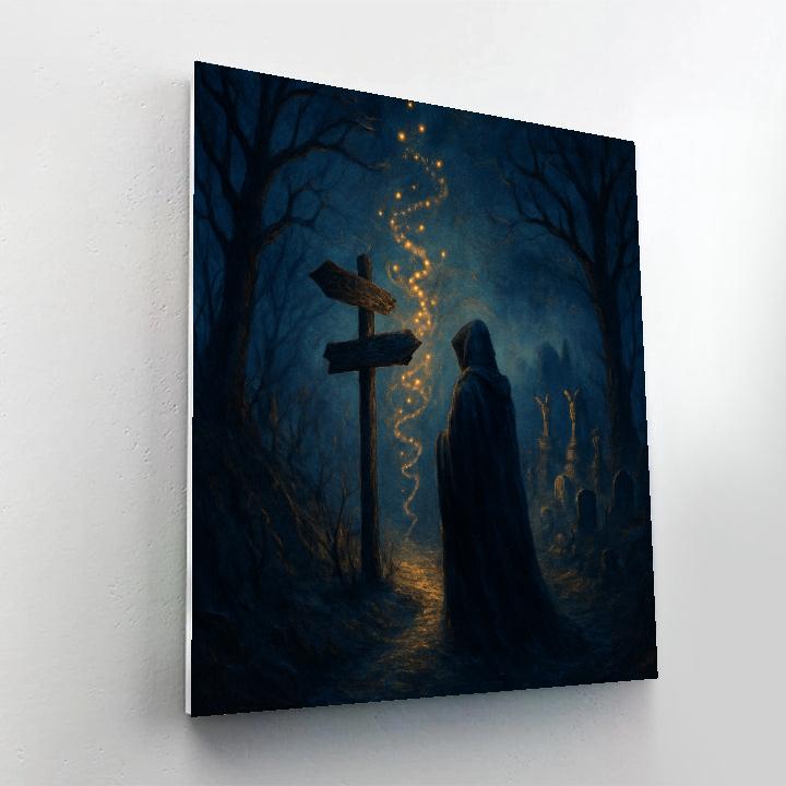 Whispering Hollow Lane DIY paint by numbers