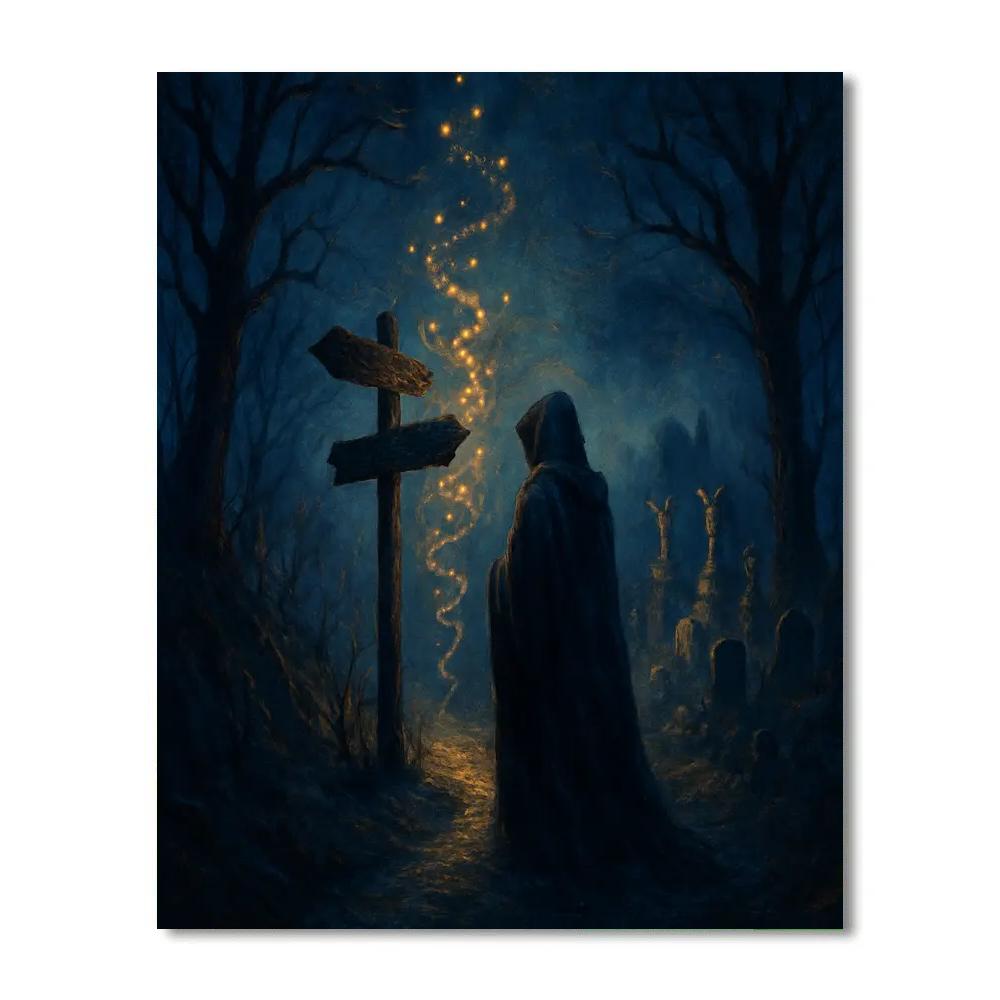 Whispering Hollow Lane DIY paint by numbers