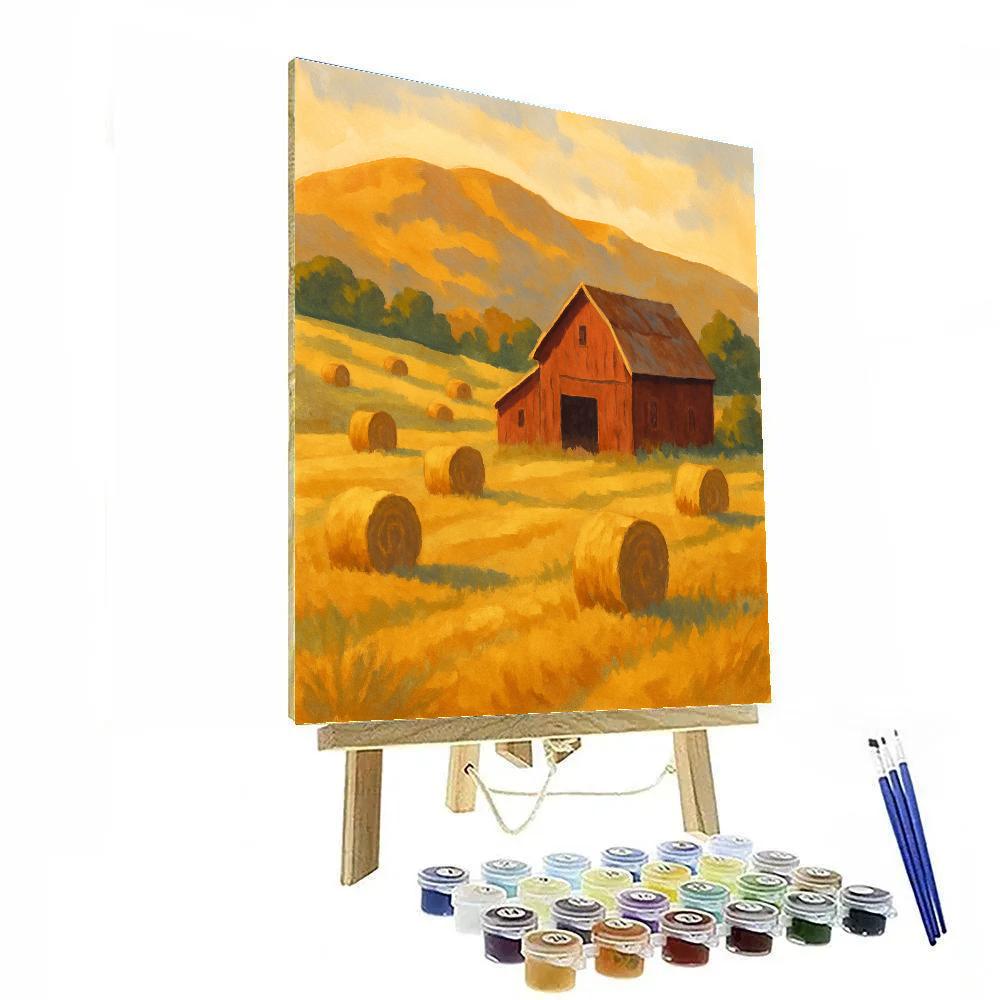 Golden Hayridge Afternoon DIY paint by numbers