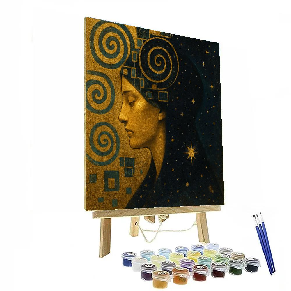 Gustav Golden Cosmos DIY paint by numbers