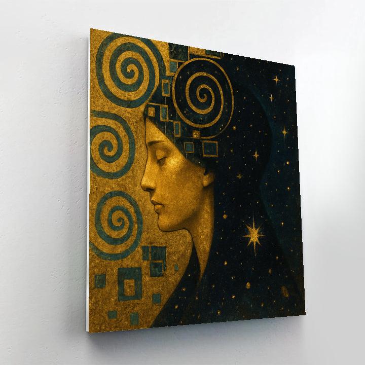 Gustav Golden Cosmos DIY paint by numbers