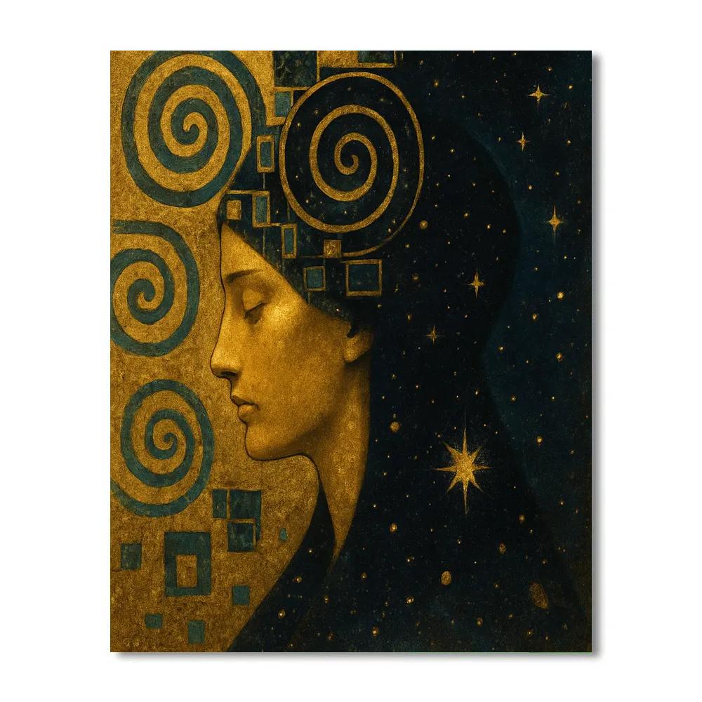 Gustav Golden Cosmos DIY paint by numbers