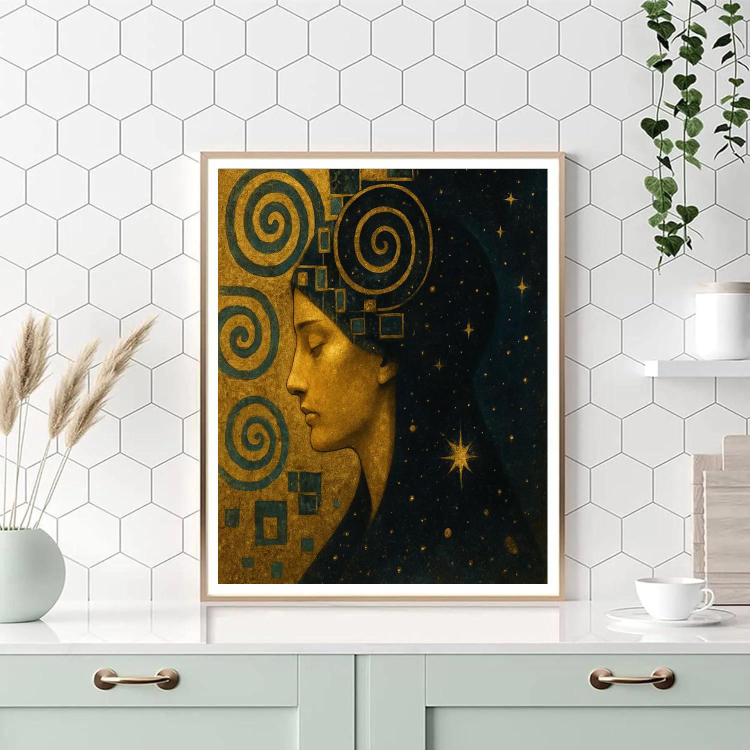 Gustav Golden Cosmos DIY paint by numbers