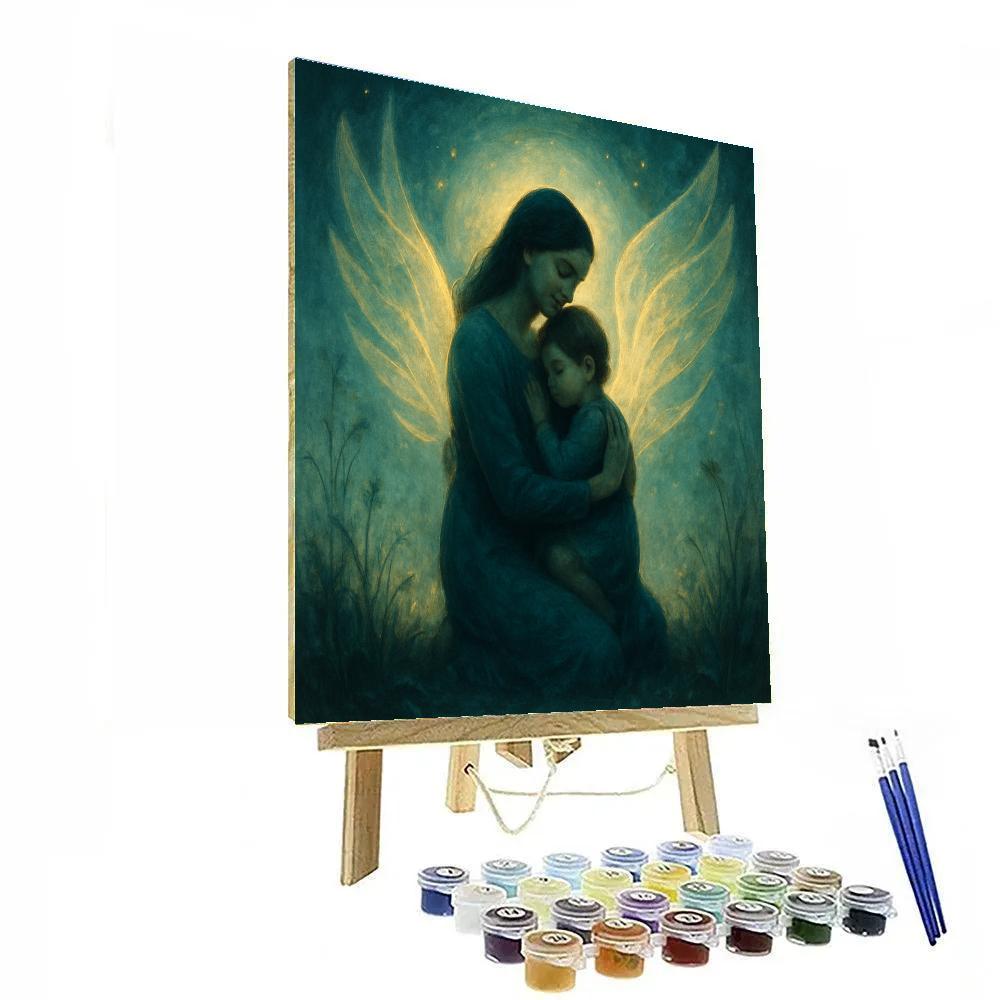 Protective Wings Mother Numbered painting kits