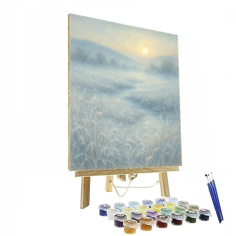 Frosted Meadow Dawn Paint by numbers kits