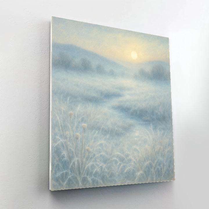 Frosted Meadow Dawn Paint by numbers kits