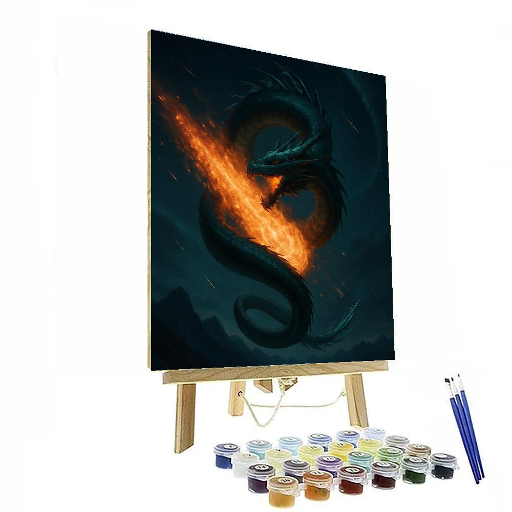Dragon Of The Comet Trail Numbered painting kits
