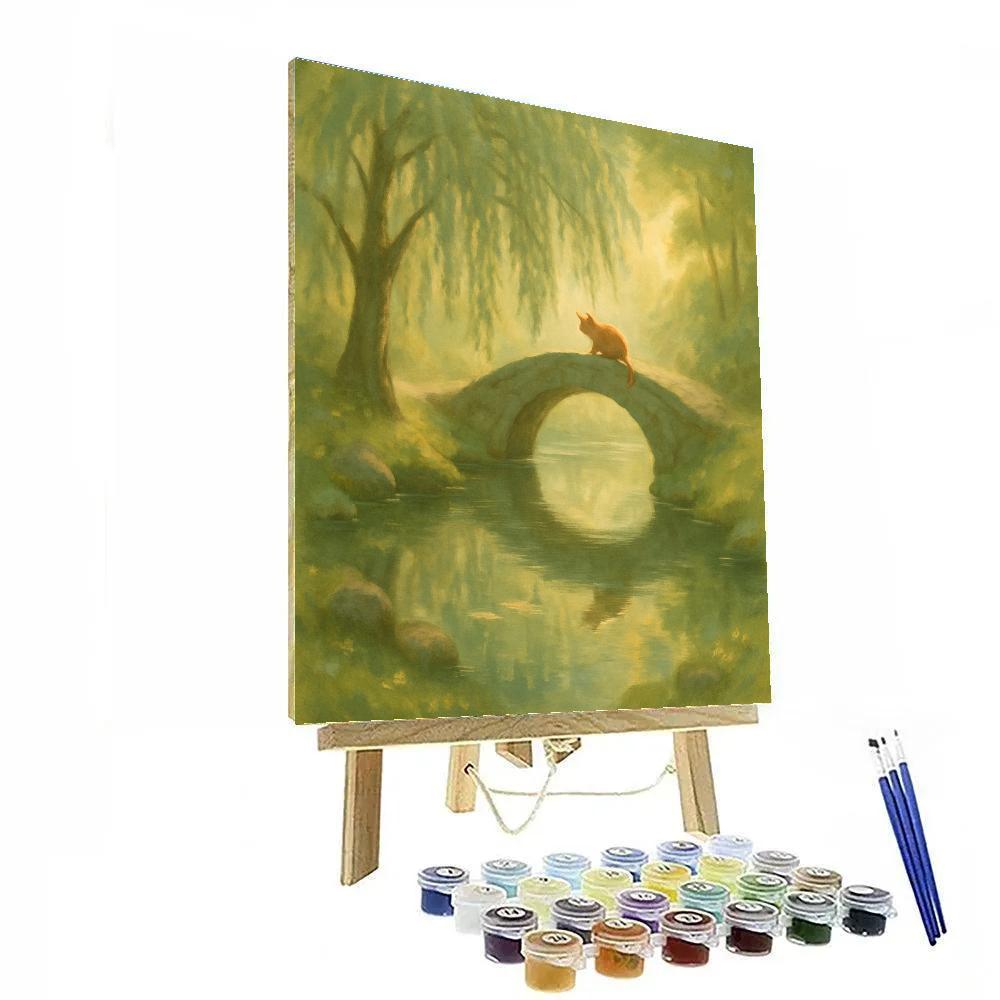 Hidden Glen Reflection Garden painting number kit