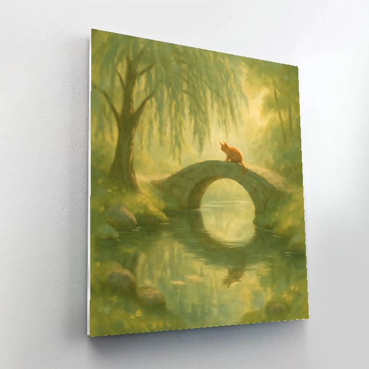 Hidden Glen Reflection Garden painting number kit