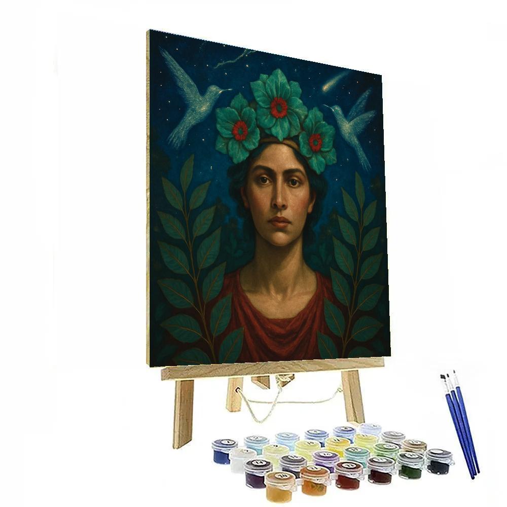 Frida Cosmic Bloom paint by number