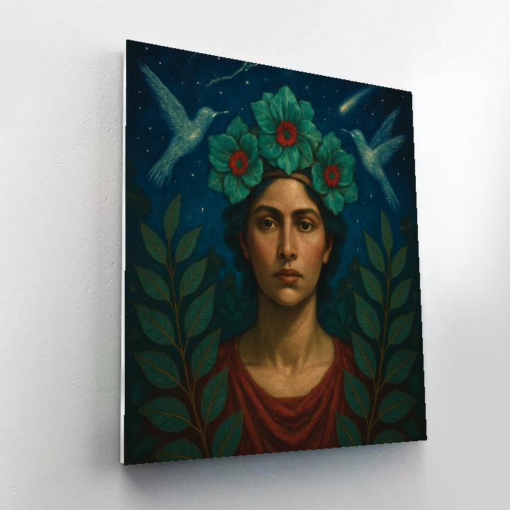 Frida Cosmic Bloom paint by number