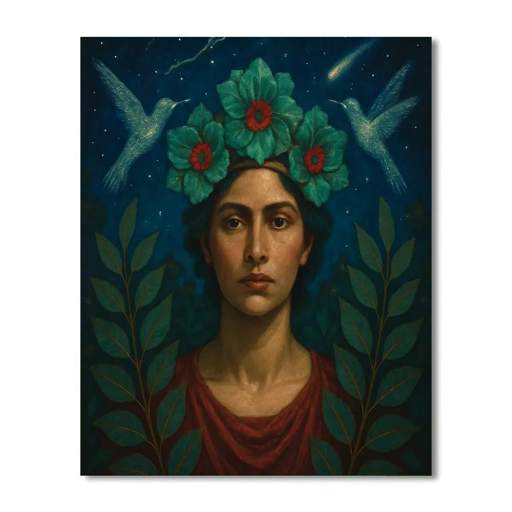 Frida Cosmic Bloom paint by number