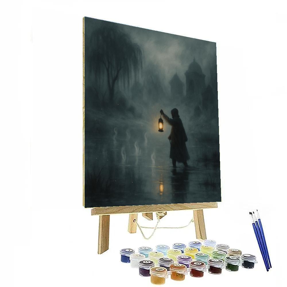 Glimmering Marsh Of Echoes Paint by numbers art