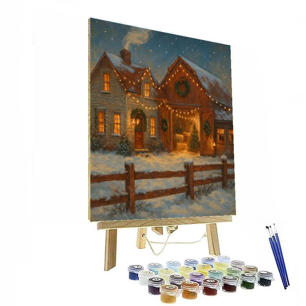 Festive Farmhouse Evening paint by color
