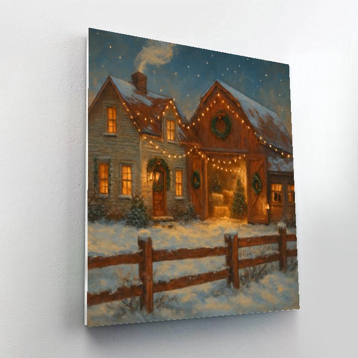 Festive Farmhouse Evening paint by color