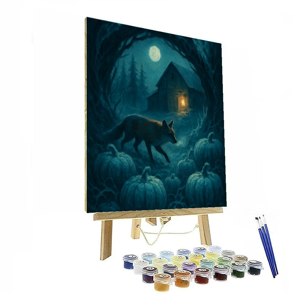 Frosted Hollow At Midnight DIY paint by numbers