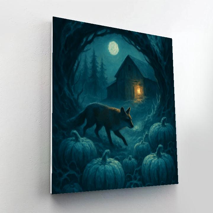 Frosted Hollow At Midnight DIY paint by numbers