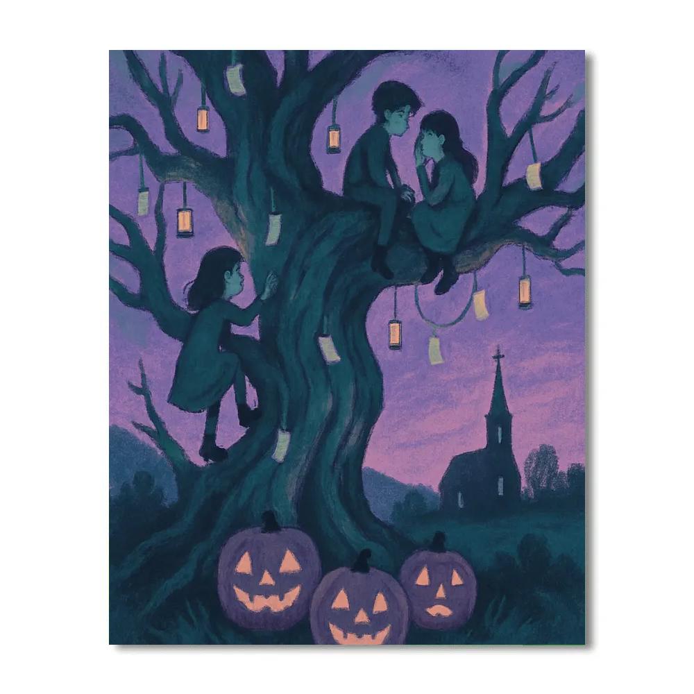 Gallows Tree Storybook Paint by numbers kits