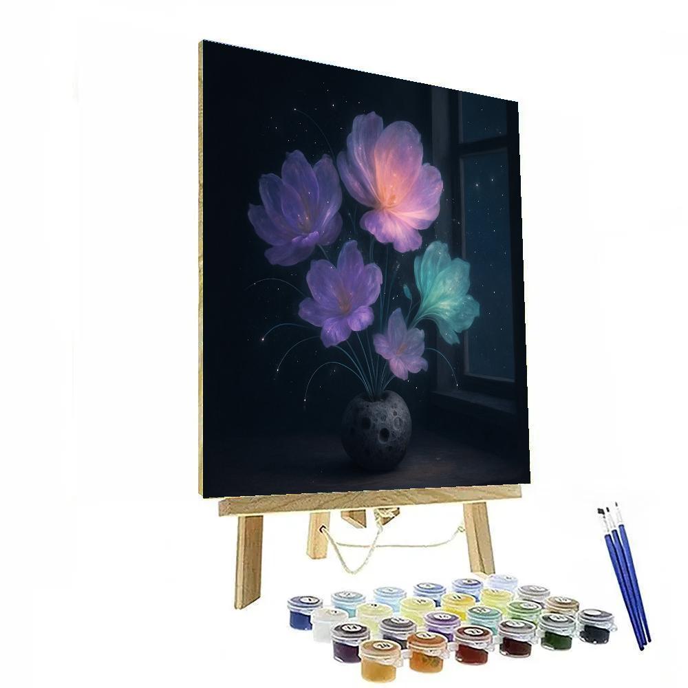 Flower Nebula Bouquet Number painting