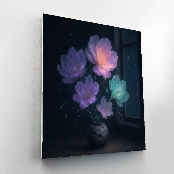 Flower Nebula Bouquet Number painting