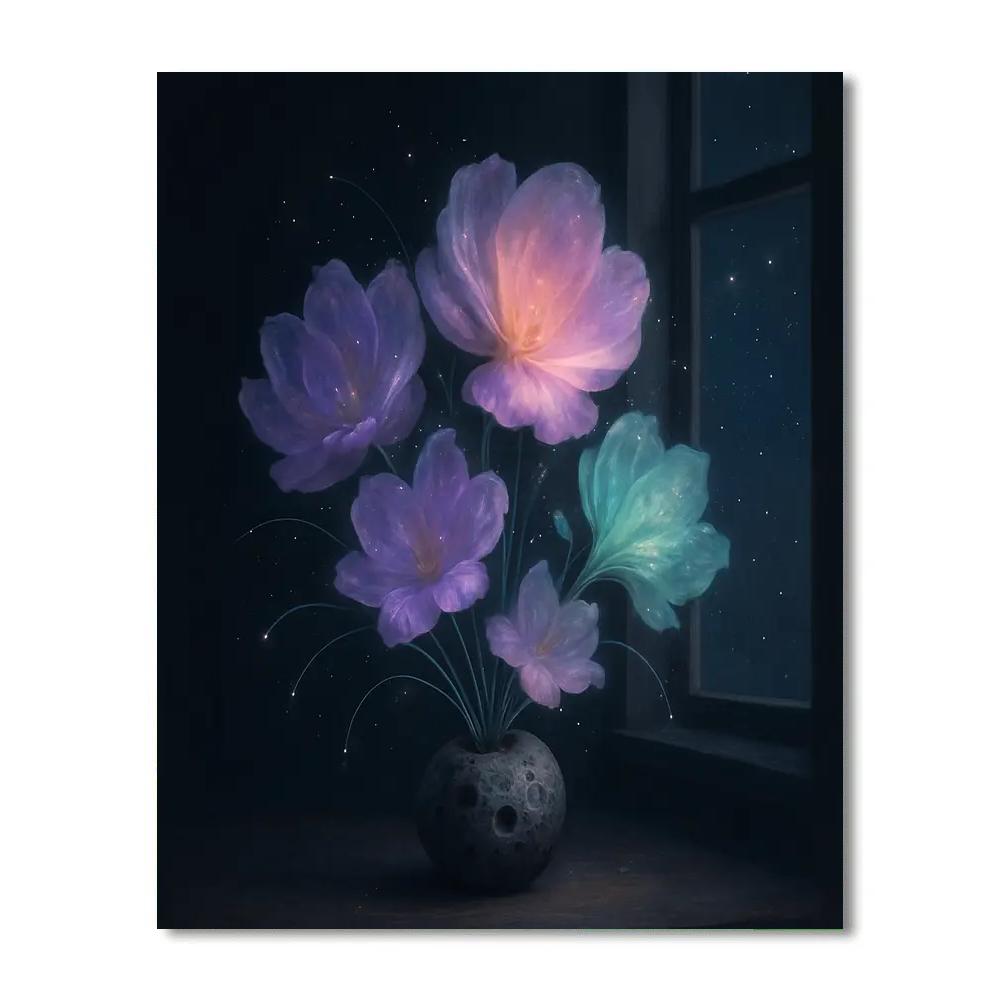 Flower Nebula Bouquet Number painting