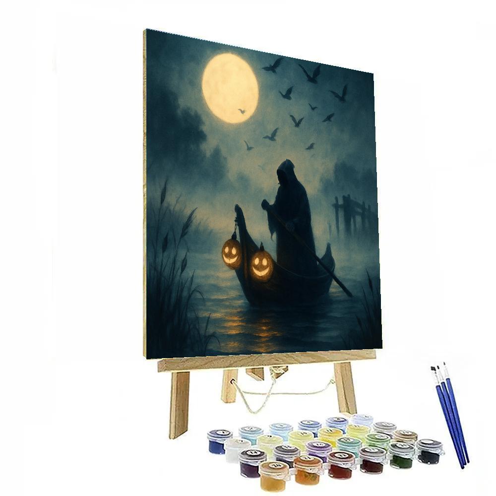 Hollow Lantern Ferry Numbered painting kits