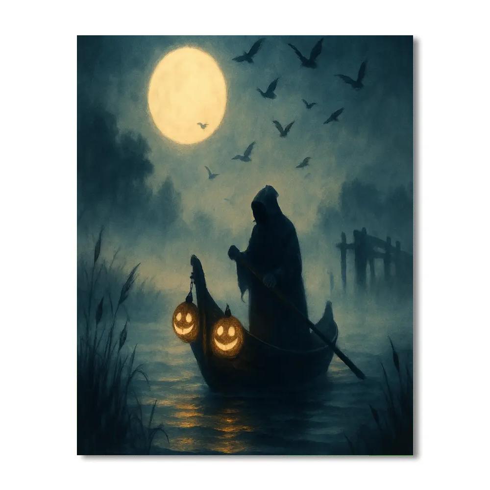 Hollow Lantern Ferry Numbered painting kits