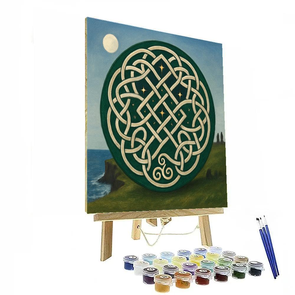 Celtic Knot Constellations Numbered painting kits