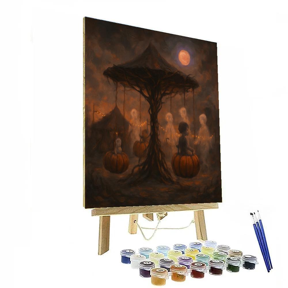 Spectral Orchard Carousel painting number kit