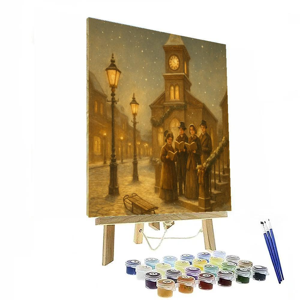 Clocktower Carolers Numbered painting kits