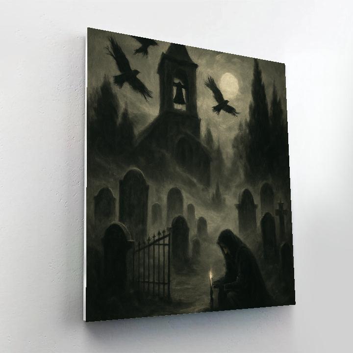 Silent Bell Cemetery Paint by numbers kits