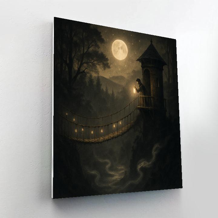 Gossamer Bridge Of Lanterns paint by color