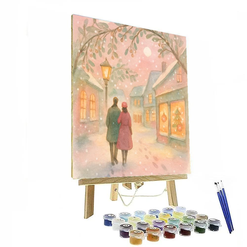 Mistletoe Lane Stroll Paint by numbers kits