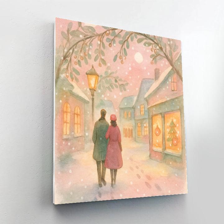 Mistletoe Lane Stroll Paint by numbers kits
