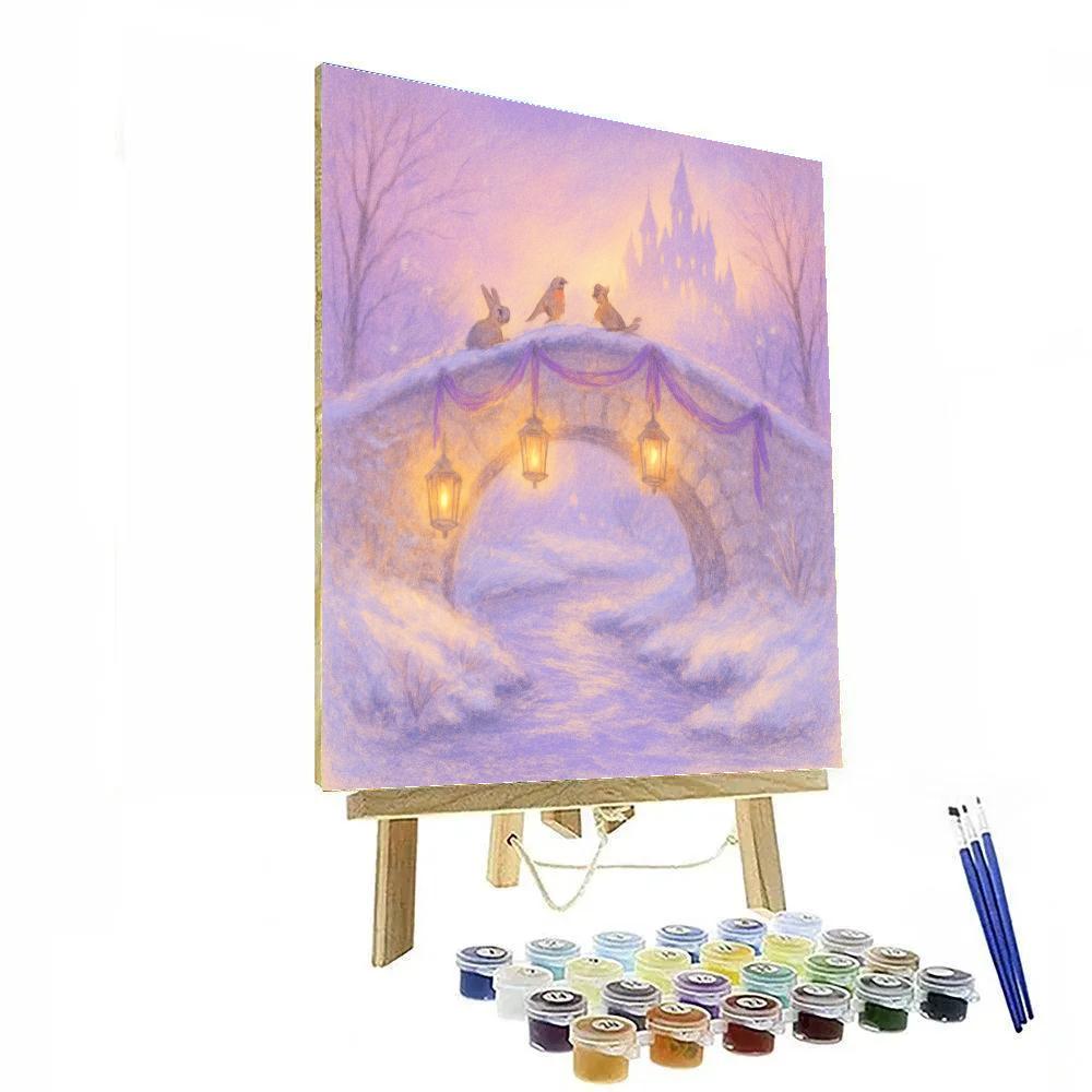 Frost Fairytale Bridge DIY paint by numbers