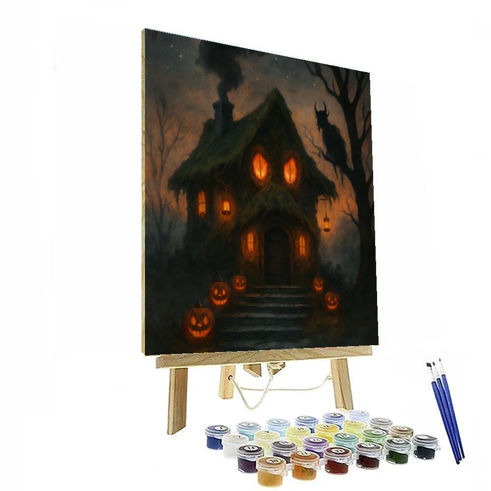 Mosslight Hollow Manor paint by numbers