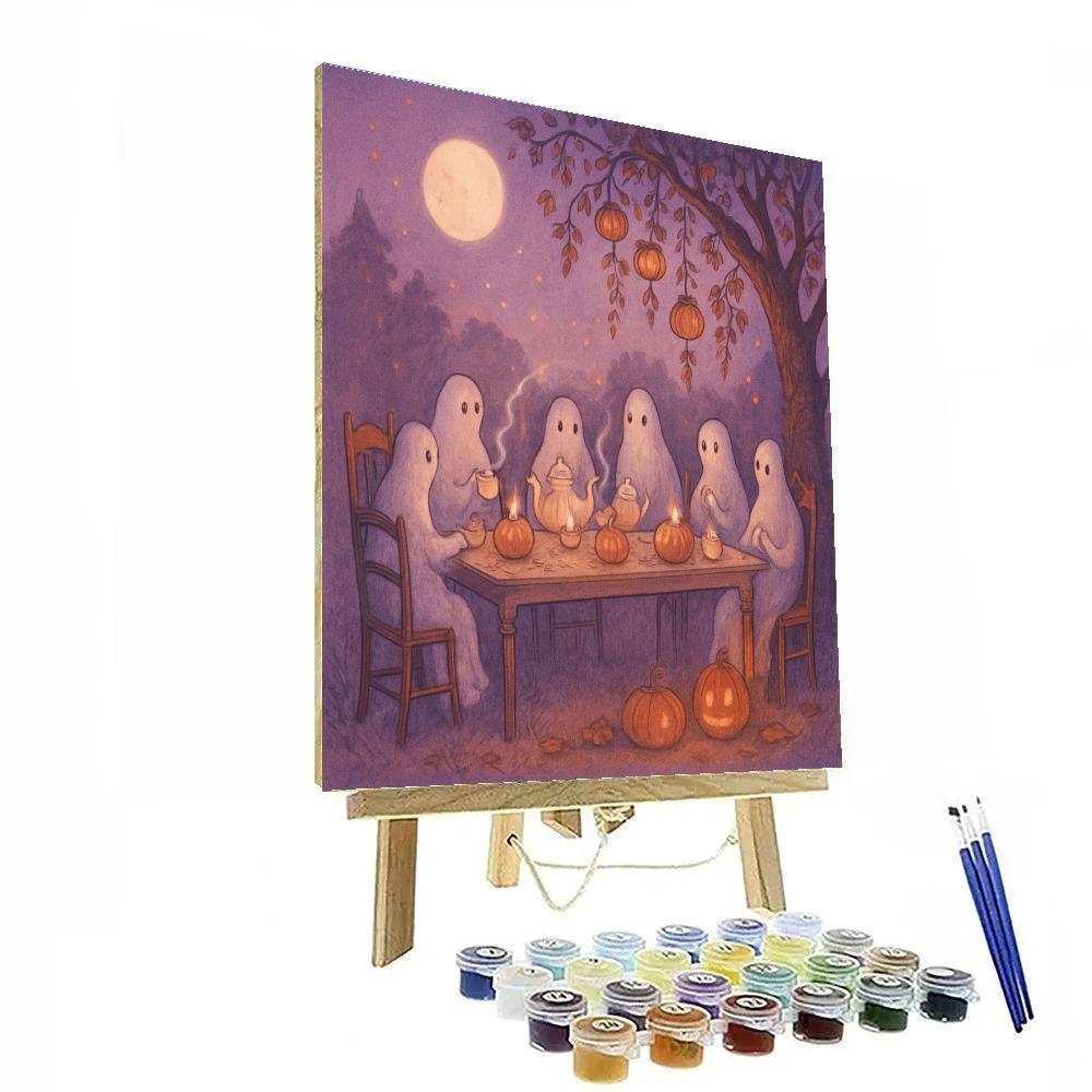 Crescent Hollow Tea Party paint by numbers