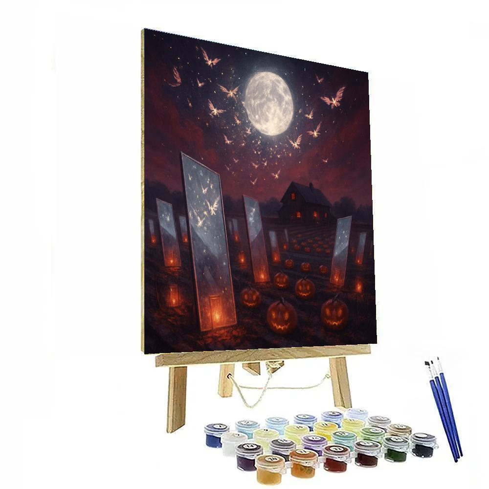 Mothlight Field Of Mirrors Paint by numbers kits