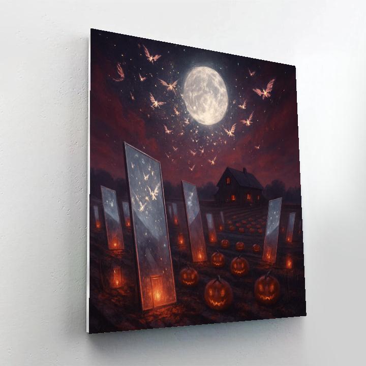 Mothlight Field Of Mirrors Paint by numbers kits