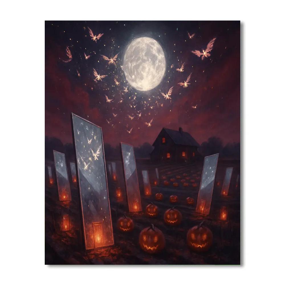 Mothlight Field Of Mirrors Paint by numbers kits
