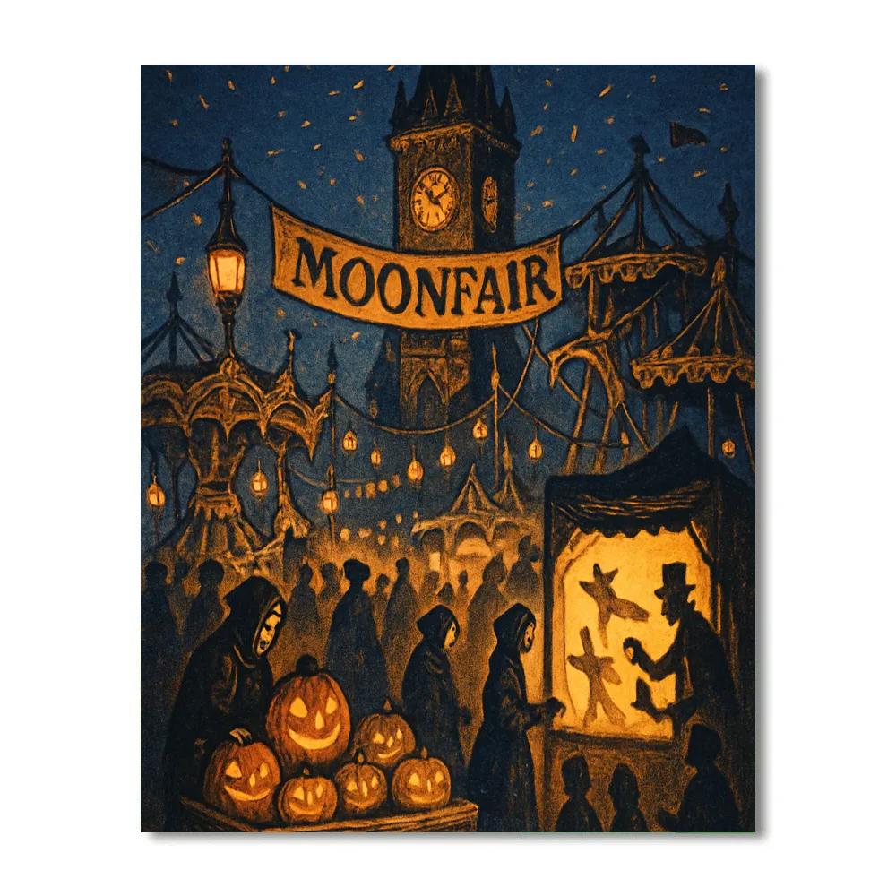 Clocktower Moonfair Number painting