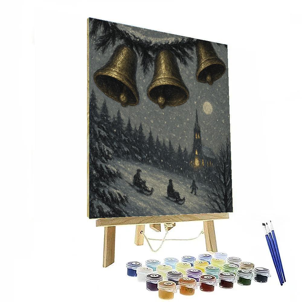 Bells Over Evergreen Ridge DIY paint by numbers