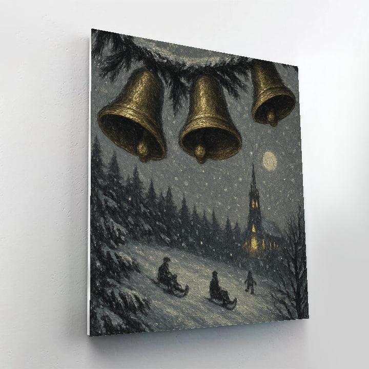 Bells Over Evergreen Ridge DIY paint by numbers