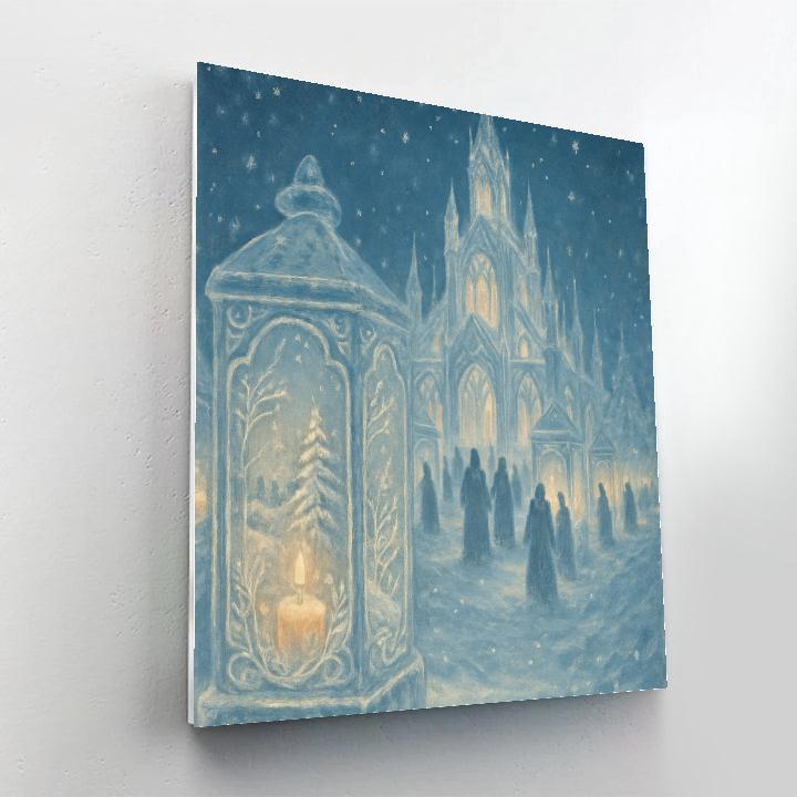 Ornate Ice Lantern Cathedral Paint by numbers kits