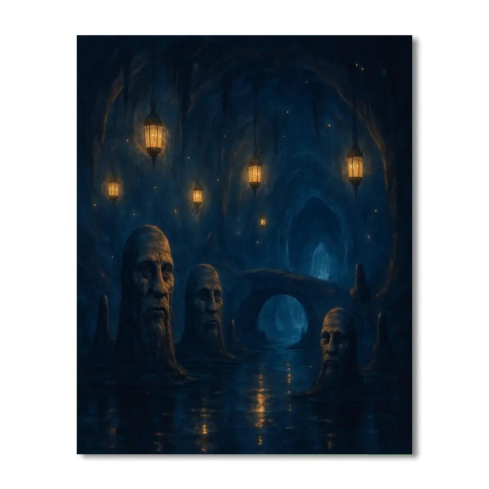 Cavern Of Lantern Echoes paint by numbers